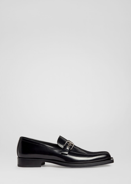 Mocasini Versace Square Toe Piele Barbati | WTJYBIM-35